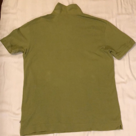 MEC MENS MEDIUM COTTON POLO/GOLF SHORT SLEEVE LEAF GREEN #098 - Picture 2 of 12